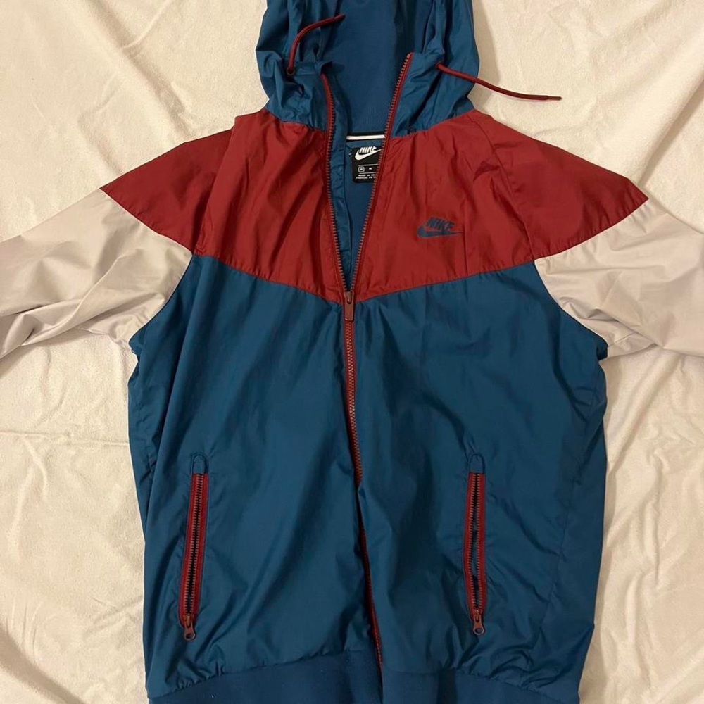 Nike tri color windbreaker
